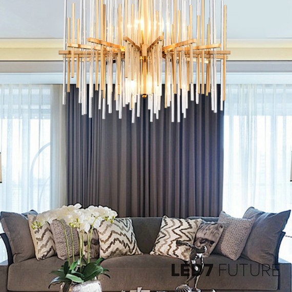 Loft Industry Modern - Crystall Needles Chandelier